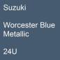 Preview: Suzuki, Worcester Blue Metallic, 24U.